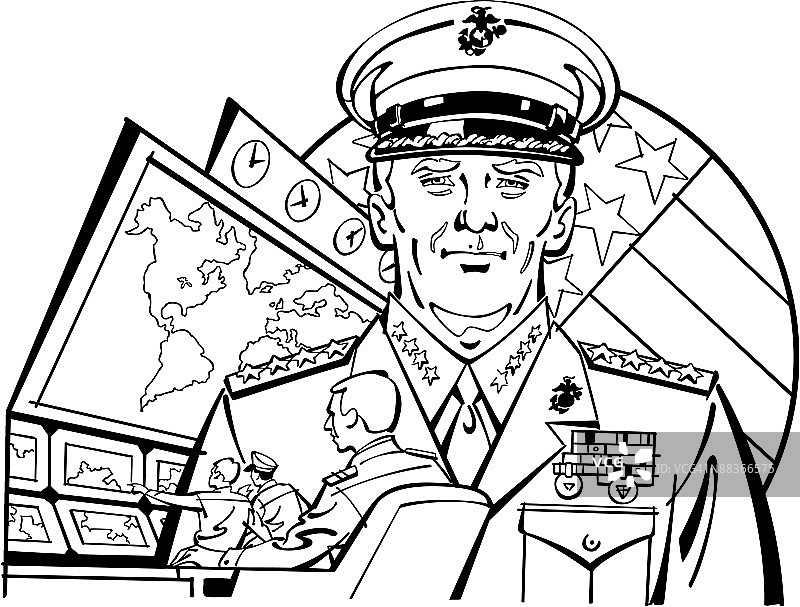 作战室全景图片素材