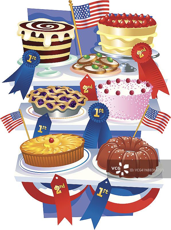 各种不同的甜点比赛获奖作品图片素材