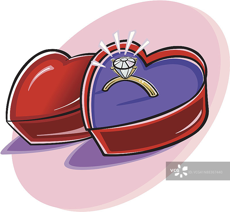 情人节订婚戒指图片素材