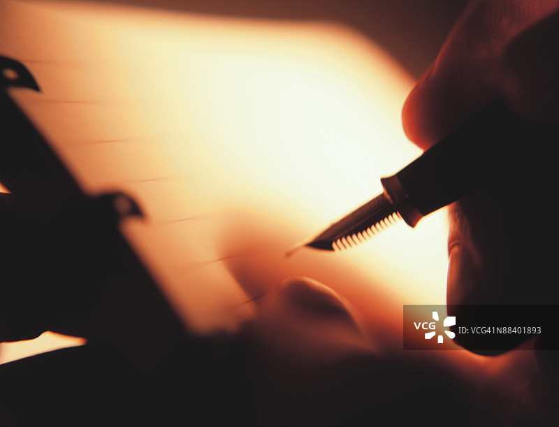 笔和纸图片素材