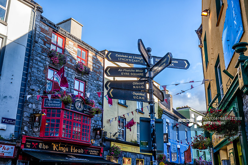 戈尔韦街景图片素材