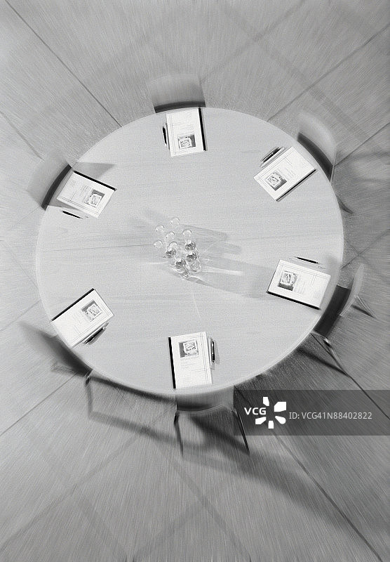 商务会议桌图片素材