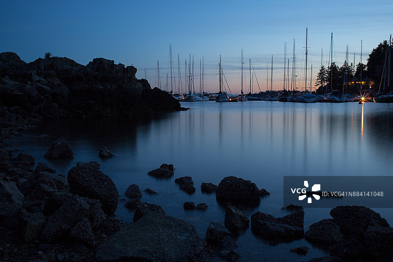 鹰港的暮光图片素材