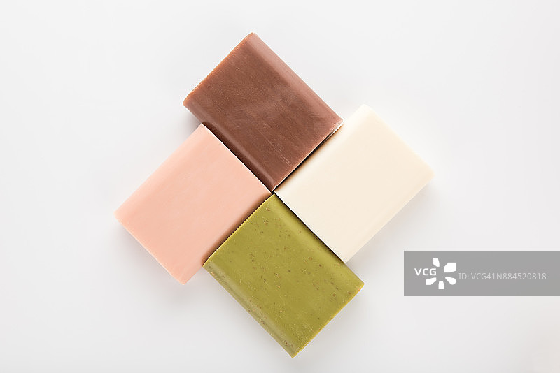 四色肥皂图片素材