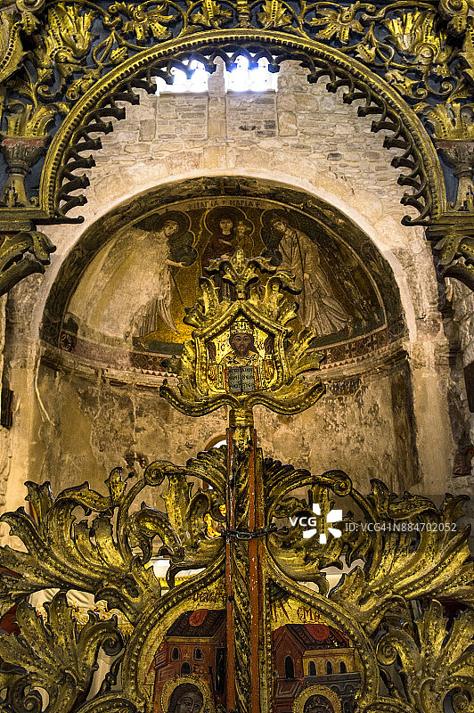 塞浦路斯拉纳卡的天使建造者教堂图片素材