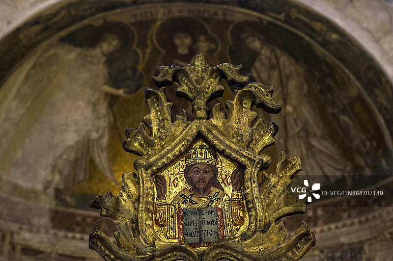 塞浦路斯拉纳卡的天使建造者教堂图片素材