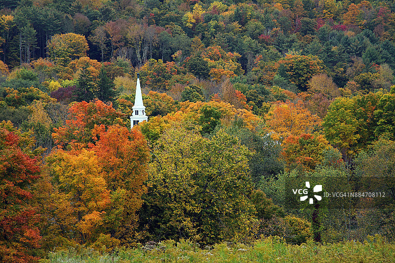 米德尔敦斯普林斯的印度夏季图片素材