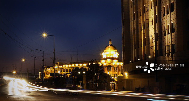 卡拉奇市港口信托大厦，南亚巴基斯坦图片素材