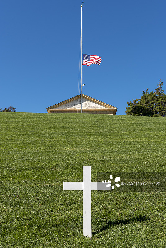 罗伯特·肯尼迪墓，阿灵顿国家公墓图片素材