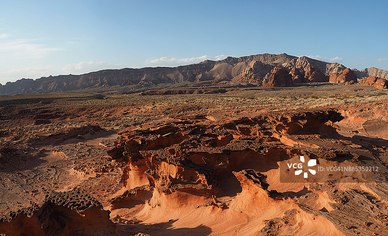 内华达州小芬兰荒野地区的奇异侵蚀砂岩图片素材