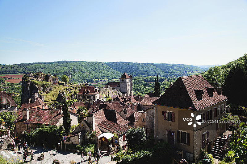 法国朗格多克-鲁西永-比利牛斯-米迪运河圣锡尔克拉波皮图片素材