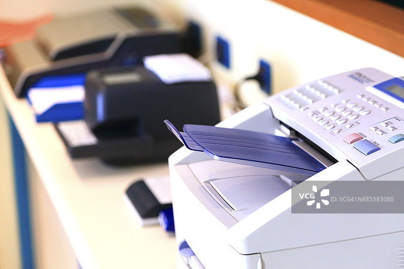 传真机和打印机图片素材