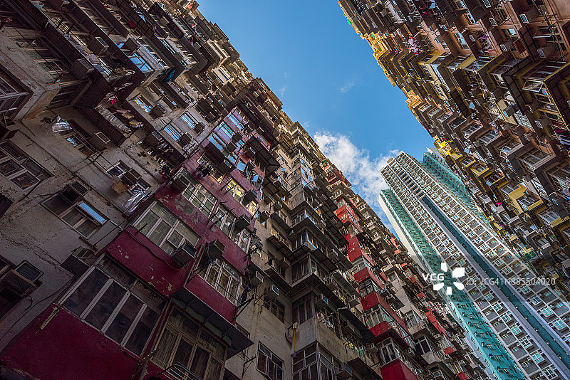 中国香港公共房屋密度图片素材