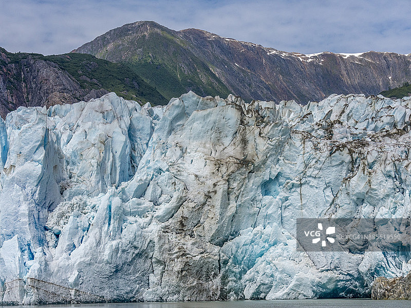 索耶冰川冰墙图片素材