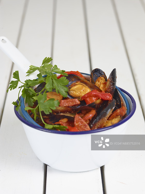 餐厅贻贝美食图片素材