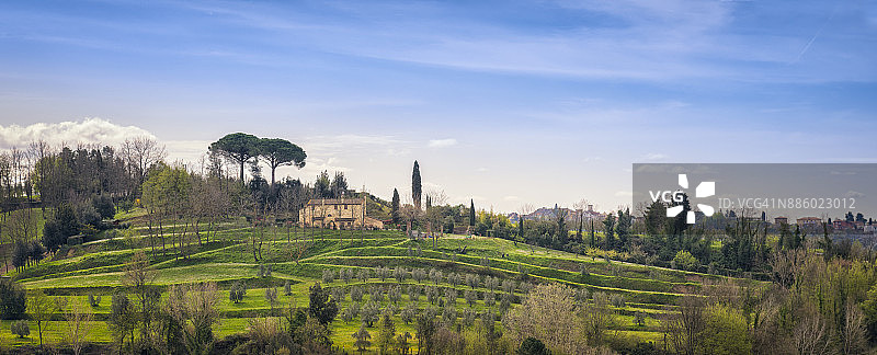 意大利乡村的春天图片素材