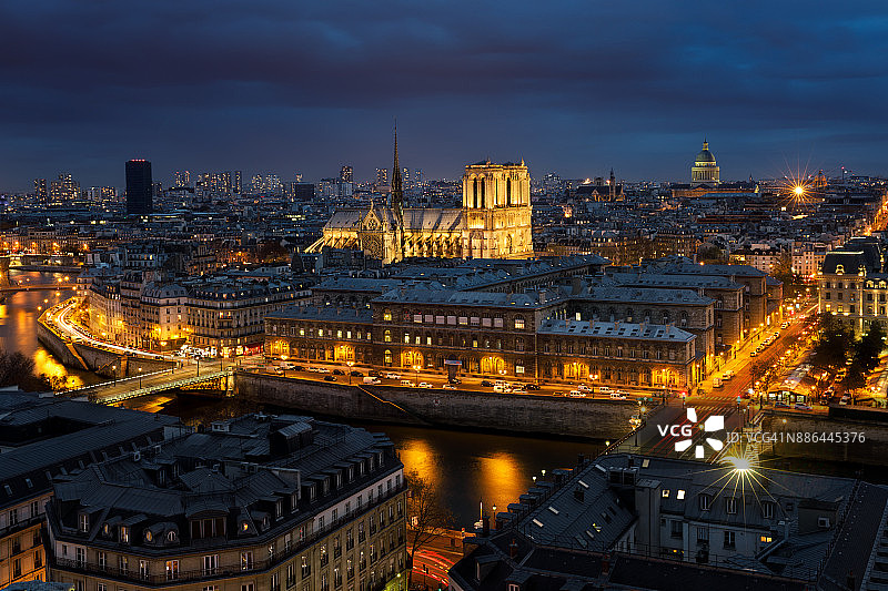 巴黎圣雅克塔图片素材