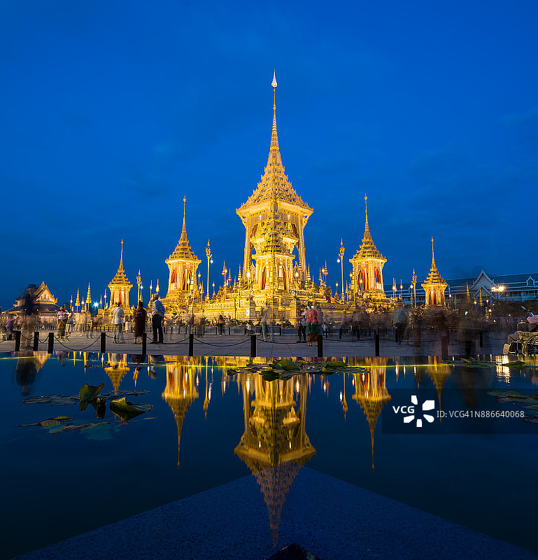 2017年12月3日泰国曼谷皇家火葬场图片素材