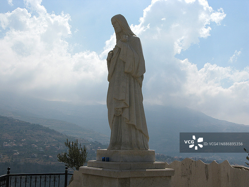 在贝沙雷的耶稣基督雕像图片素材
