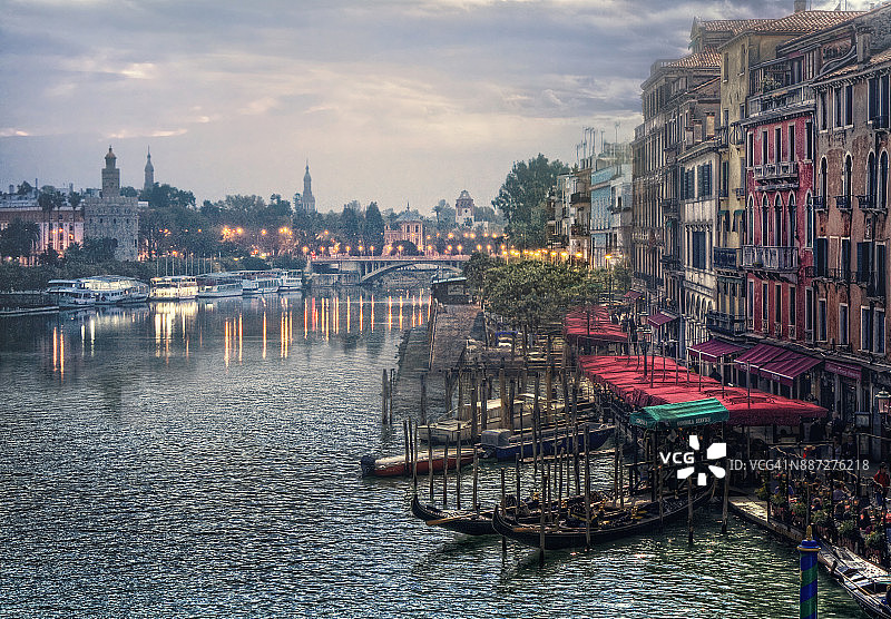 威尼斯和塞维利亚图片素材