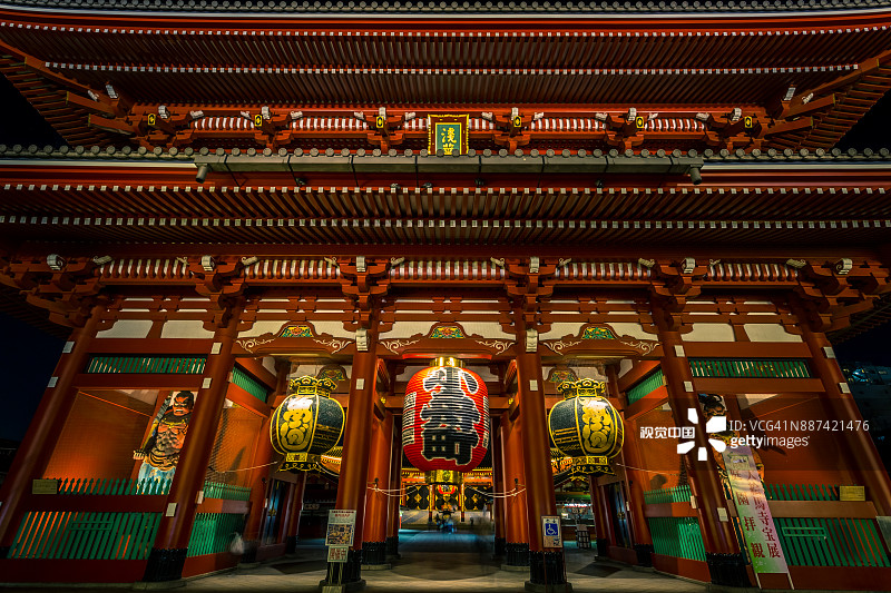 浅草寺前门图片素材