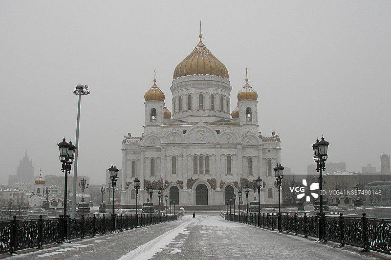 莫斯科基督救世主主教座堂图片素材