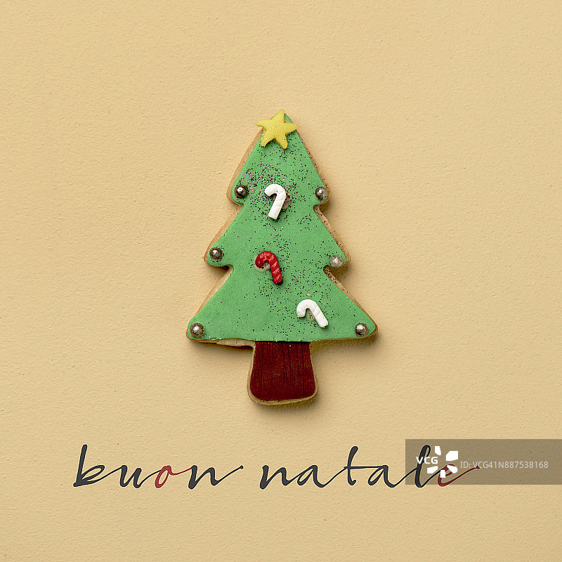 意大利语圣诞快乐文本图片素材