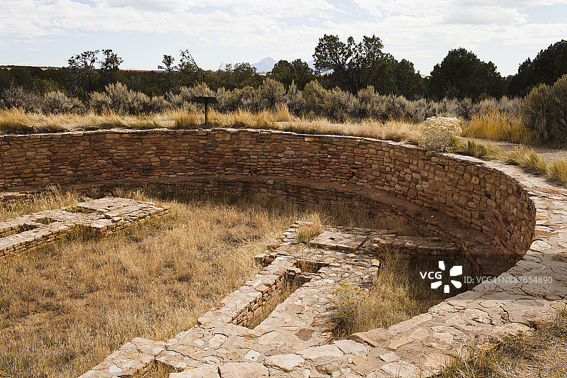 犹他州霍文威普城堡遗址图片素材