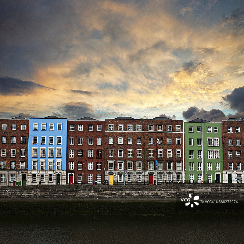 爱尔兰都柏林单身汉步道图片素材