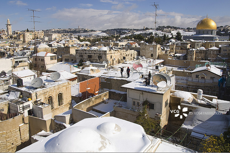 耶路撒冷圆顶清真寺图片素材