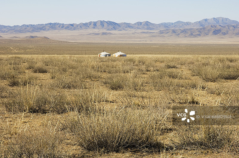 蒙古的开阔地图片素材
