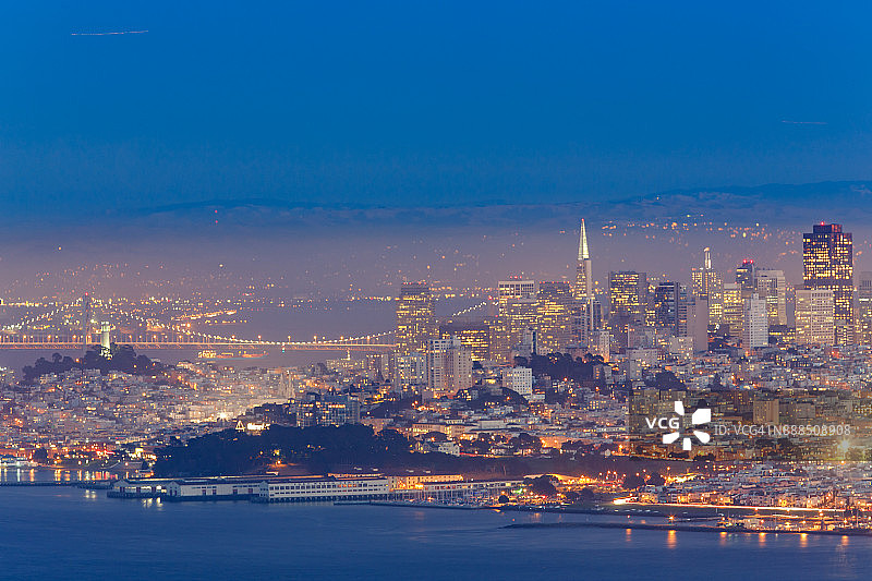 旧金山的天际线图片素材