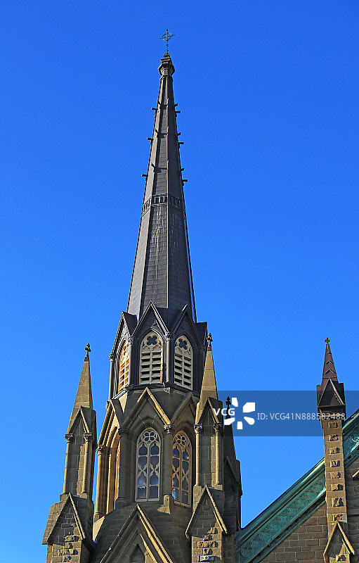 爱德华王子岛夏洛特敦的圣邓斯坦大教堂图片素材