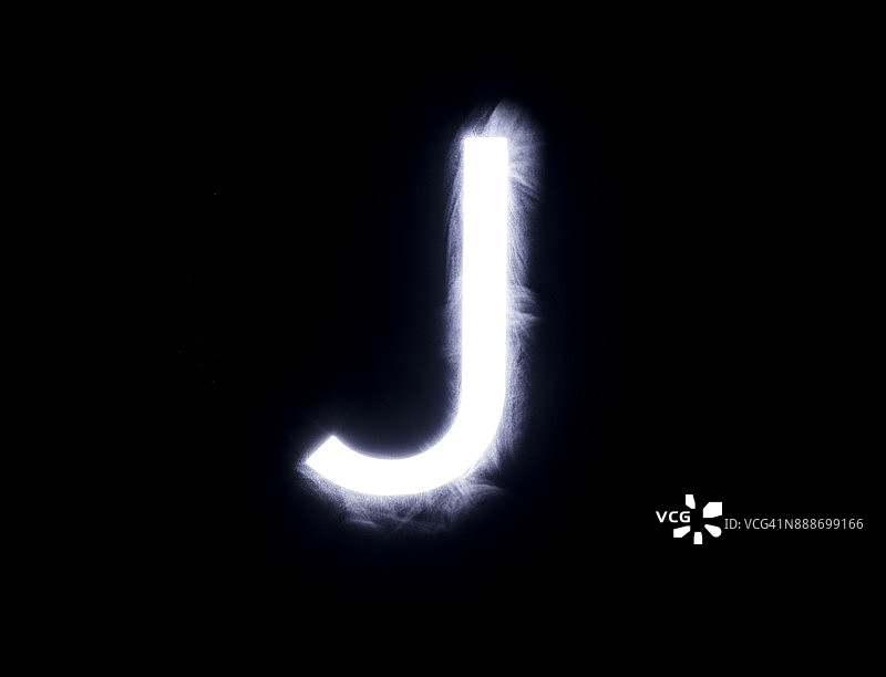 黑色背景字母图片素材