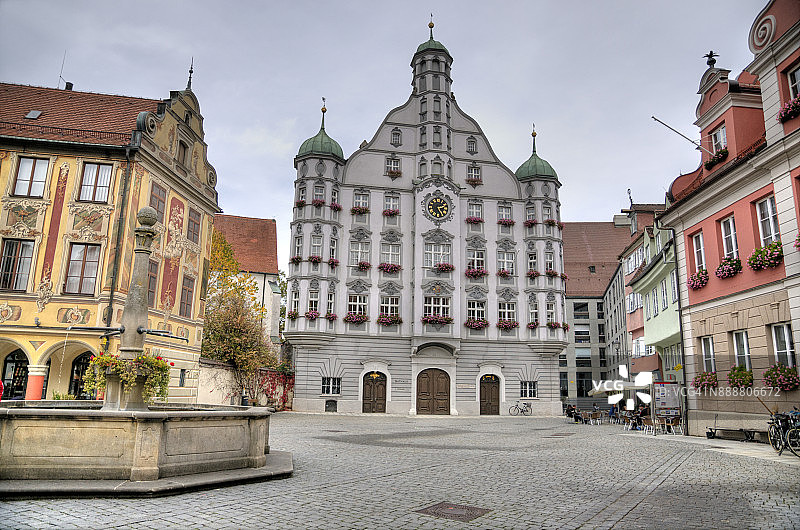 梅明根文艺复兴市政厅图片素材