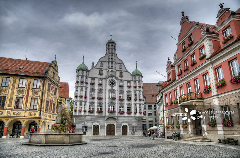 梅明根文艺复兴市政厅图片素材