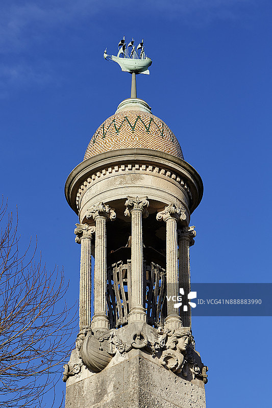 五月花纪念馆的建筑细节图片素材