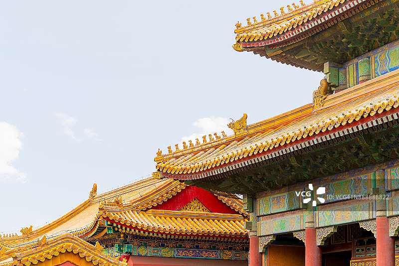 中国古代建筑紫禁城特写图片素材