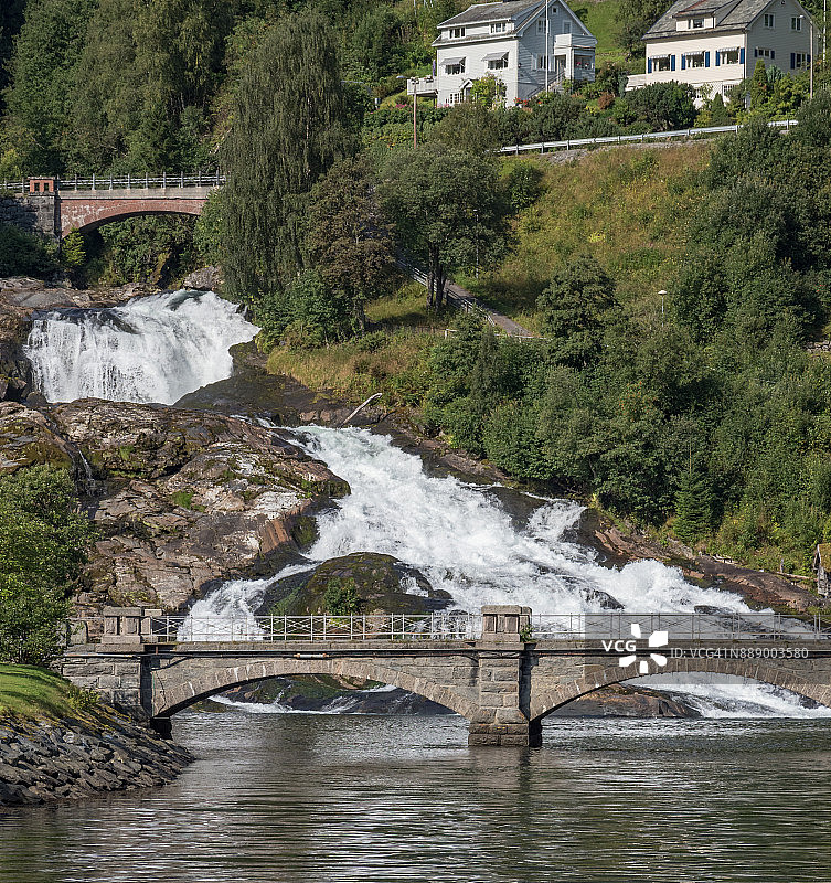 海勒叙尔特瀑布图片素材