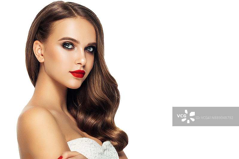 长发美女图片素材