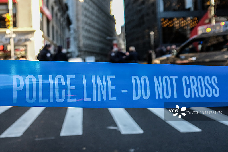 警戒线 - 犯罪现场图片素材