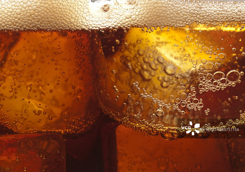 可口可乐气泡图片素材