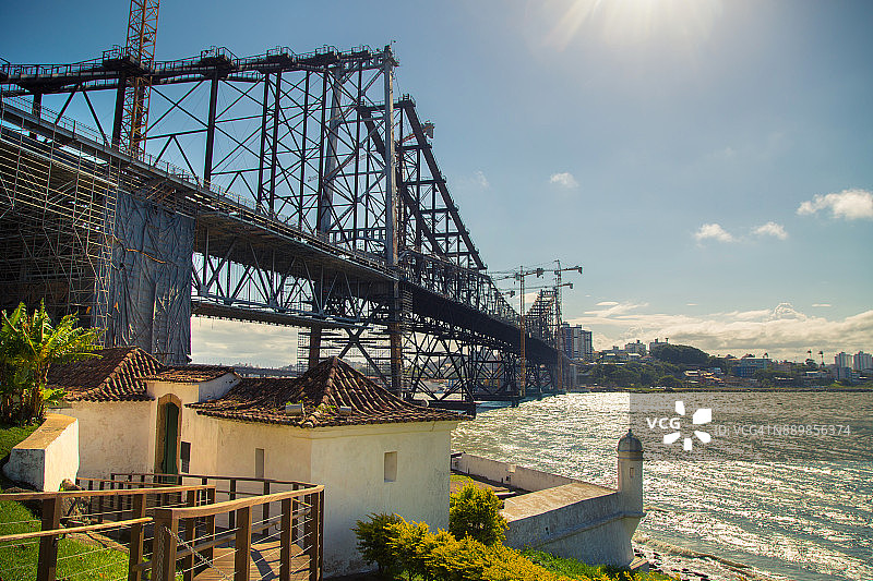 埃尔西利乌·卢斯大桥，巴西弗洛里亚诺波利斯图片素材