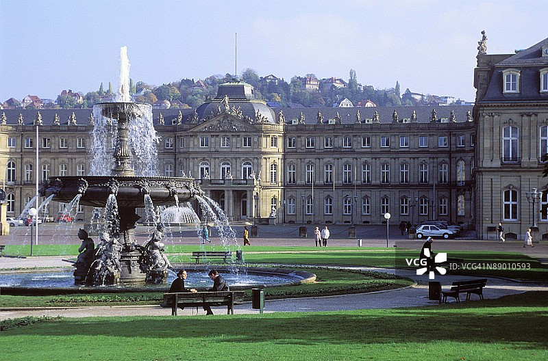 德国斯图加特新城堡图片素材