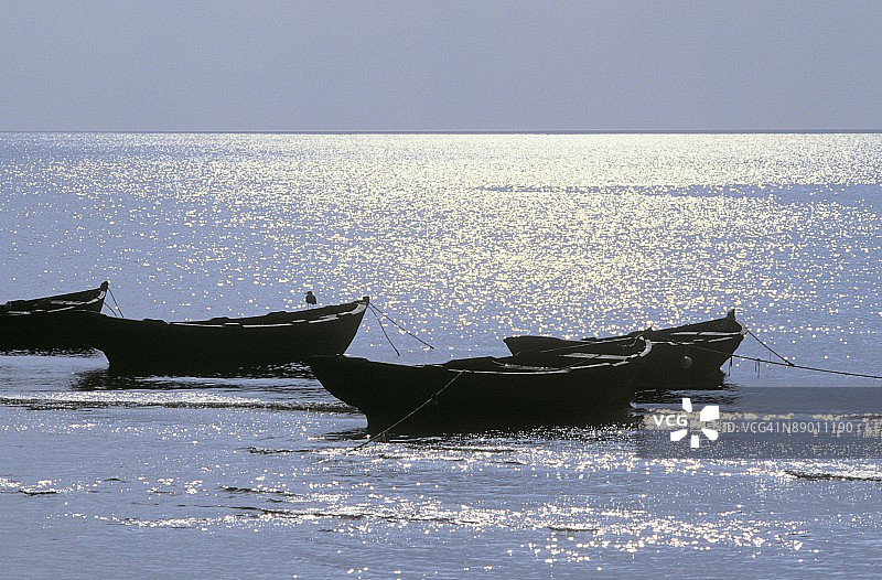德国梅克伦堡-前波美拉尼亚波罗的海渔船图片素材