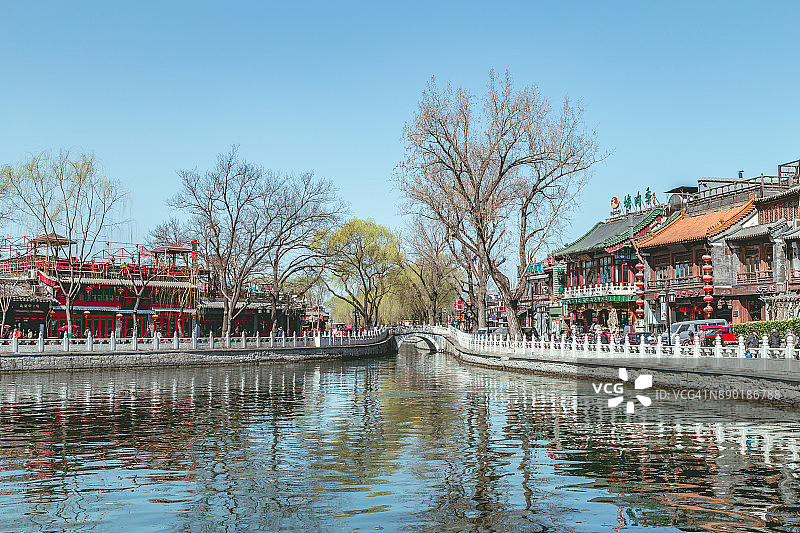 中国北京后海（什刹海）图片素材