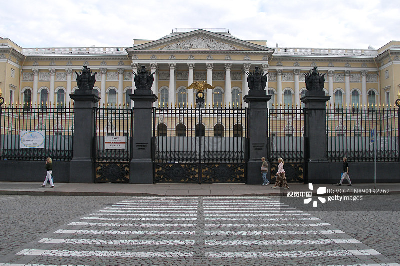 俄罗斯圣彼得堡普希金博物馆图片素材