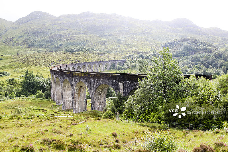 苏格兰格兰芬南高架桥图片素材