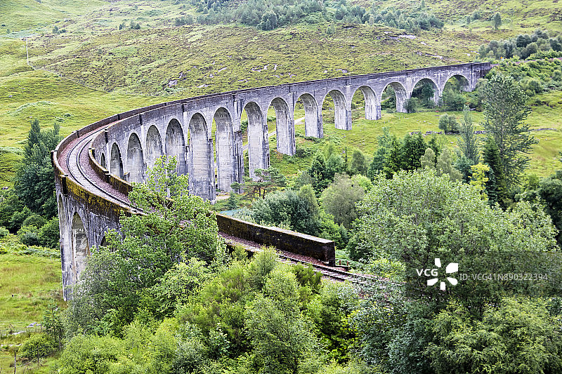 苏格兰格兰芬南高架桥图片素材