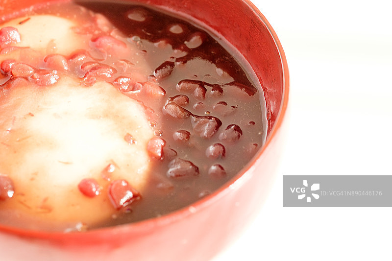 红豆麻薯汤图片素材